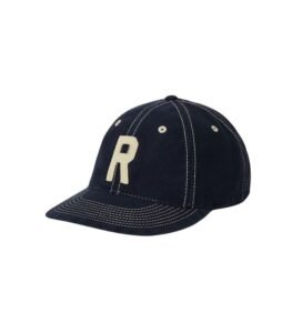 Ralph Lauren brushed chamois ball cap in soft neutral tones with subtle logo embroidery