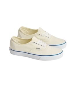Vans Authentic low top canvas sneakers in black and white