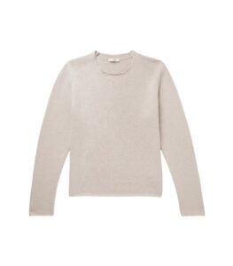 The Row Nikola wool sweater with relaxed fit and minimalist luxury knitwear silhouette