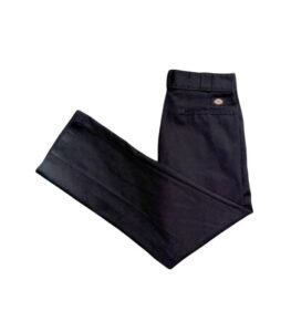 Second hand Dickies work pants in black, durable and timeless workwear style
