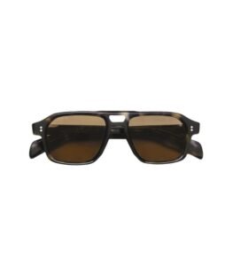 Cutler and Gross GR15 aviator sunglasses with polarised lenses and classic metal frame