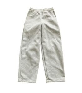 Vintage gray sweatpants with soft fleecy fabric and relaxed comfortable fit