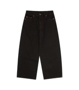 Arte Antwerp circle logo pocket pants in bleach denim with relaxed streetwear silhouette